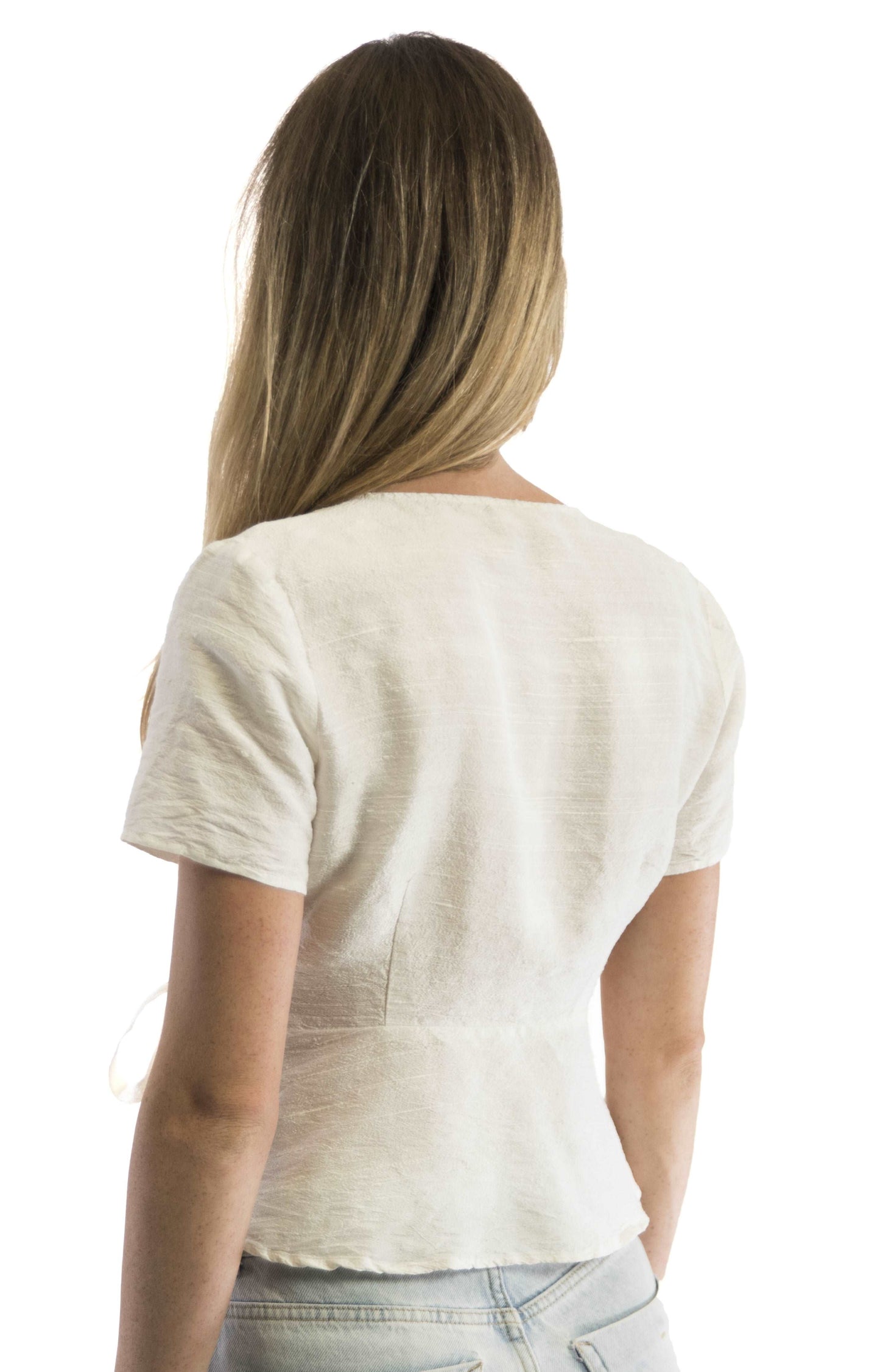 Zara - crème hemdje zijden kleding zijde vrouwen zomers duurzaam chique dames topje topjes hemdjes 